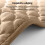 Seat cushion polyester gold rectangle interior meditation 1 4