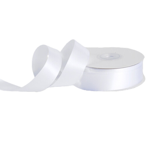 Doppelseitiges Satinband, 2,5 cm x 23 m, Rosa 1