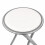 Oypla Oypla White Padded Folding Breakfast Kitchen Bar Stool Seat 5