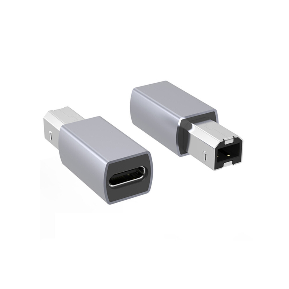 2Pcs Usb Type-C Female To Male Usb 2.0 Type-B Adapter Converter Connector For Printers Scanner Electric Piano 6083684939624