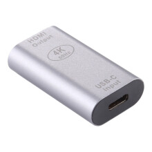 Type-C / USB-C female naar HDMI female adapter van aluminiumlegering