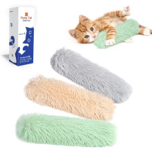 Katzenspielzeug Set, 3er Katzenkissen mit Bio-Katzenminze Indoor, weiches & langlebiges Interaktives Spielzeug, Intelligenz& Beschäftigungstraining