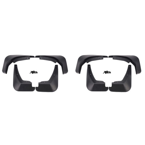 8PCS Car Mud Flap  Mudguard Front Rear Guard Set for  Fiesta