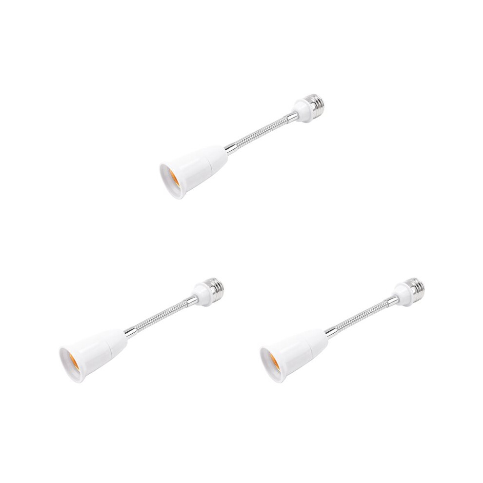 3Pcs 19Cm Long Flexible Neck E27 To E27 Led Bulb Extension Adapter Light Typecat