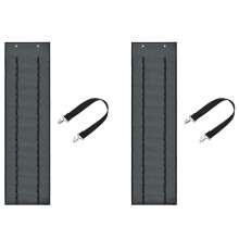 2X Vinyl Roll Holder with 48 Compartments, Vinyl Roll Storage Organizer Wall Room Organizers and Storage Gray