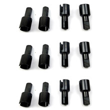 144001 12 Pièces Séries Tasse Différentielle en Métal pour 144001 124019 124018 Voiture Télécommande Mises à Niveau Pièces Accessoires