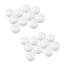 20 x Christmas Decoration Modelling Polystyrene Foam Sphere 6cm---White