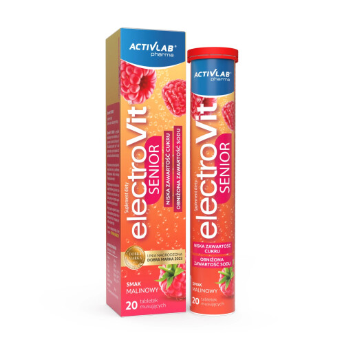 Electrovit Senior Malina Elektrolity 20 tabletek
