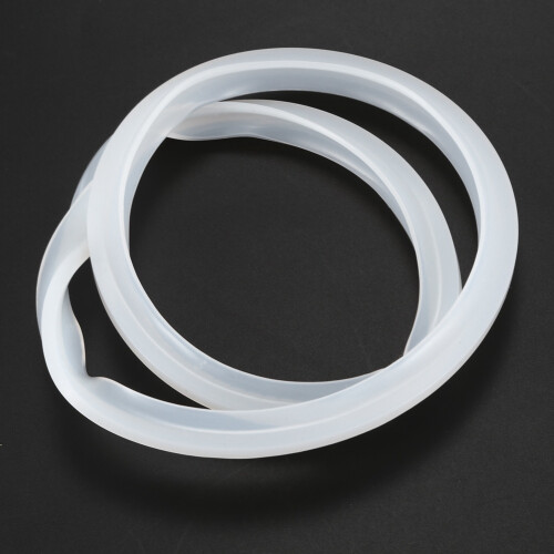 2X Seal Sealing Ring for Pressure Cookers 22 cm Inside Diameter, White