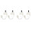 4PCS for 3406107 Dryer Door  Assembly Replacement Part Fit for 1