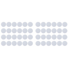 48X Regular Mouth Lids for Mason Jar Lids Plastic Storage Caps for Mason Canning Jars and More, Standard, Dia 70mm