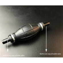 2X Useful Fuel Liquid Transfer Pump Manual Hand Pump Suction Oil Water Petrol Fuel Liquid Transfer Pump Pipe
