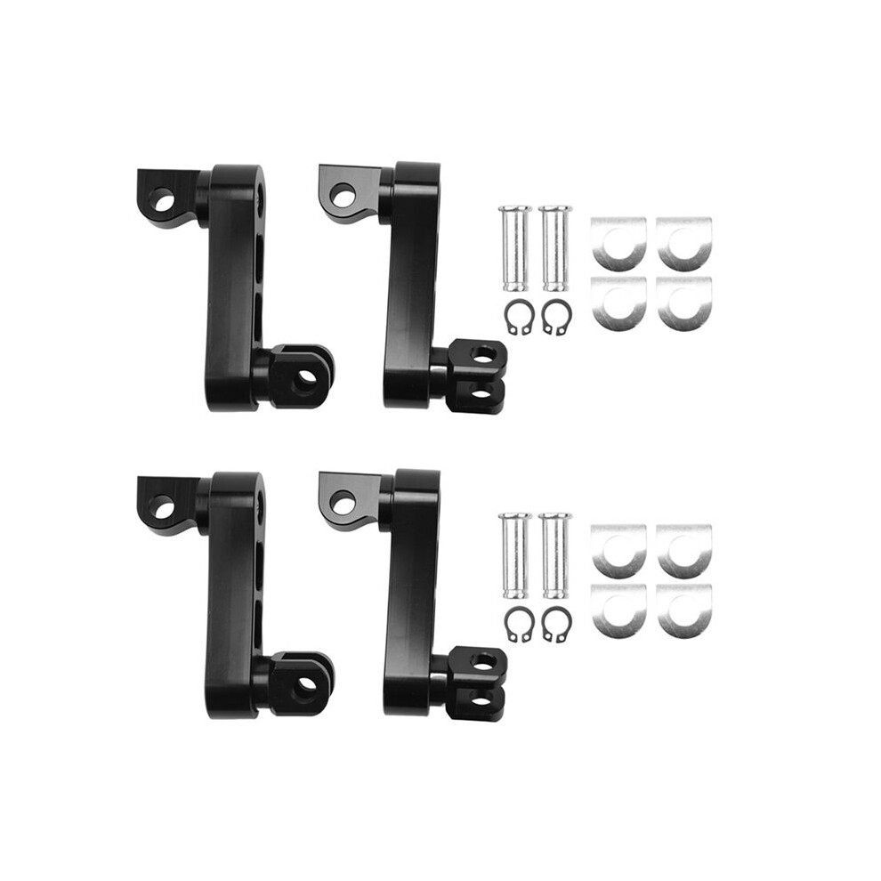 2X Adjustable Passenger Footpegs Highway Pegs Male Mount Foot Peg Clamp Support Extensions Bracket For B 4712705066446