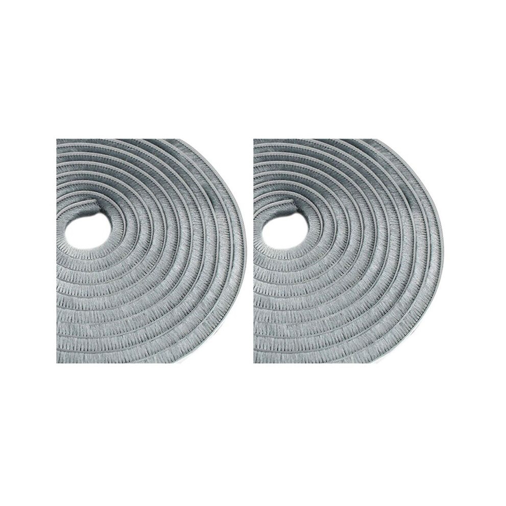 2X 33Ft/10M Self Adhesive Seal Strip Weatherstrip For Windows Doors Soundproofing,Windproof,Dustproof, 0.35 X 0.2 Inch 6033968532195