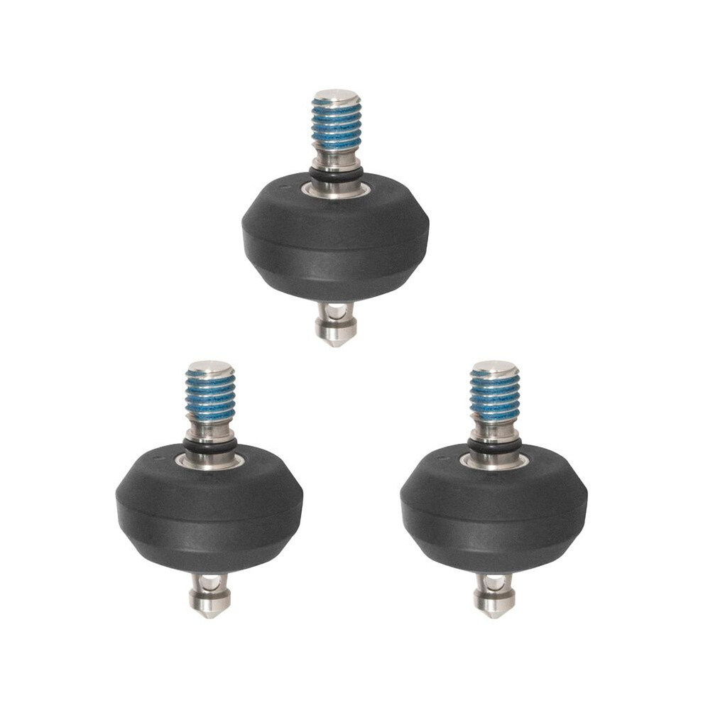 3X Universal Anti-Slip Rubber Adjustable Feet Pad With Screw 3/8 For Camera Tripod Adapter Photography Accessories 6031559359305