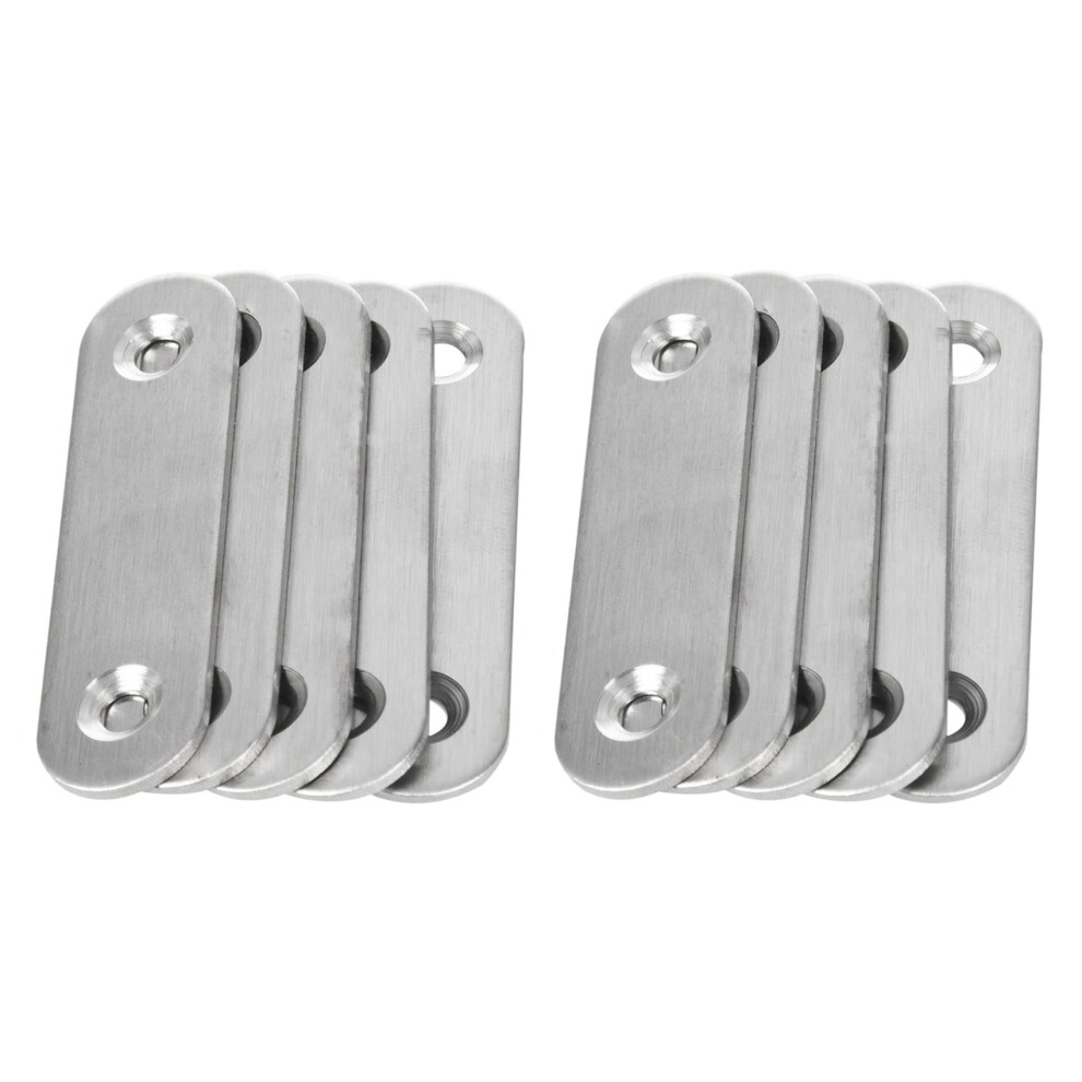60Mm X 16Mm Straight Repair Joining Mending Flat Plate Bracket 10Pcs 6034080206612