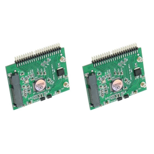 2X IDE MSATA Adapter 2.5 Inch 5V IDE to MSATA SSD Converter Card