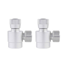 2X Adattatore di Ricarica per Bombola di CO2, Regolatore per Bombola di Gas Autoprodotto Adattatore da M10X1 A W21.8-14 per Argon, CO2, Gas Misto,