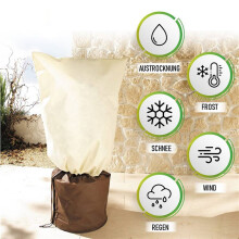 2X ProtèGe Pot Thermique pour Plantes, Protection Pot de Fleurs, Protection Hiver, Protection Froid, Protection Gel 50 X 45Cm
