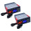 2X Dual Digital STC-3008 Temperature Controller Two Relay Output Thermostat Heater with Probe Temperature Controller,B 1