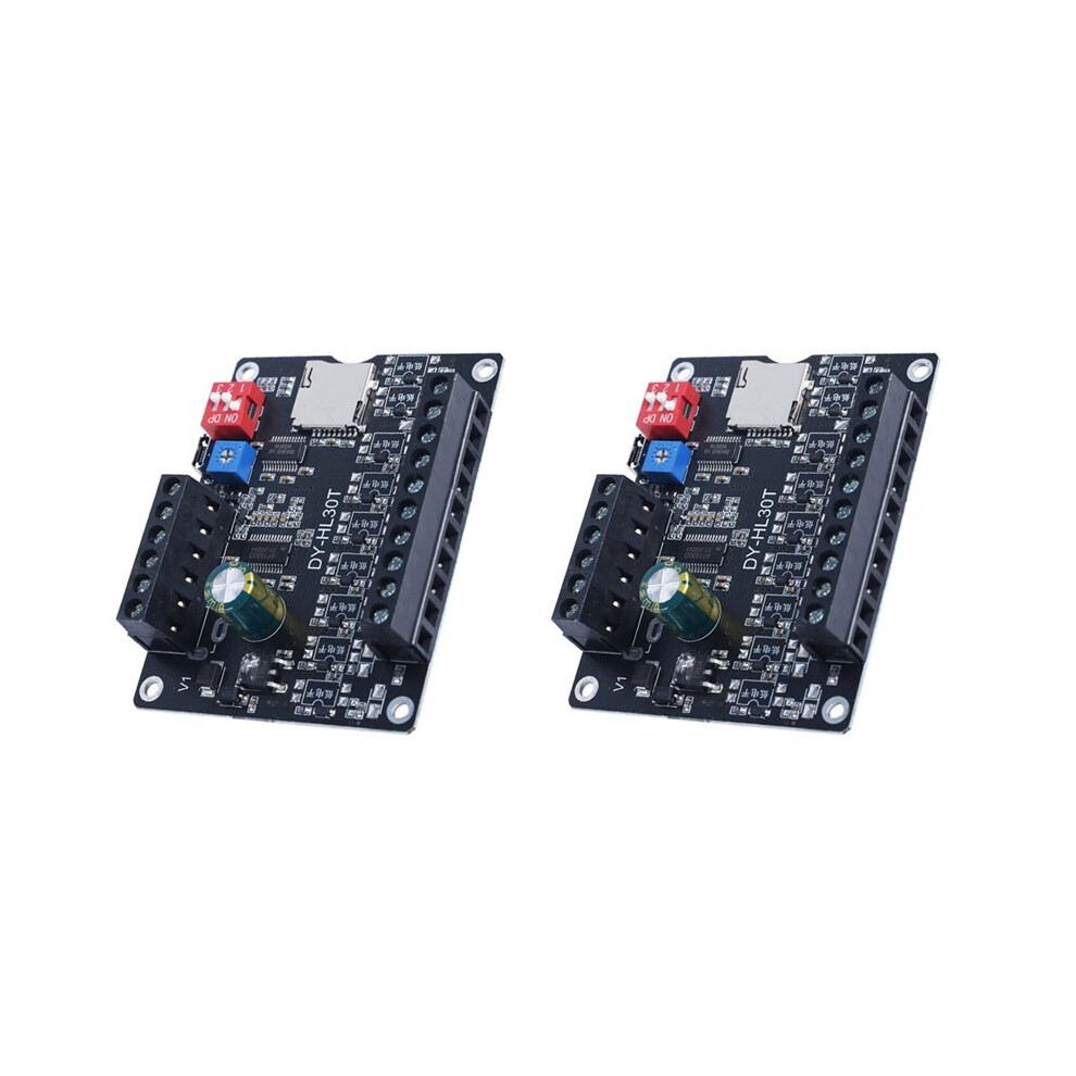 2X 30W Mp3 Voice Playback Module Dy-L30t 9 Trigger Music Player Power Amplifier Board Tf Card 32G Max Wav 12V 24V A 4713129125603