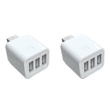 2X Tuya  Zigbee 3 Adattatore USB per  Adattatore di Alimentazione  USB 5V Controllo Intelligente Della Vita Tramite Alexa Yandex