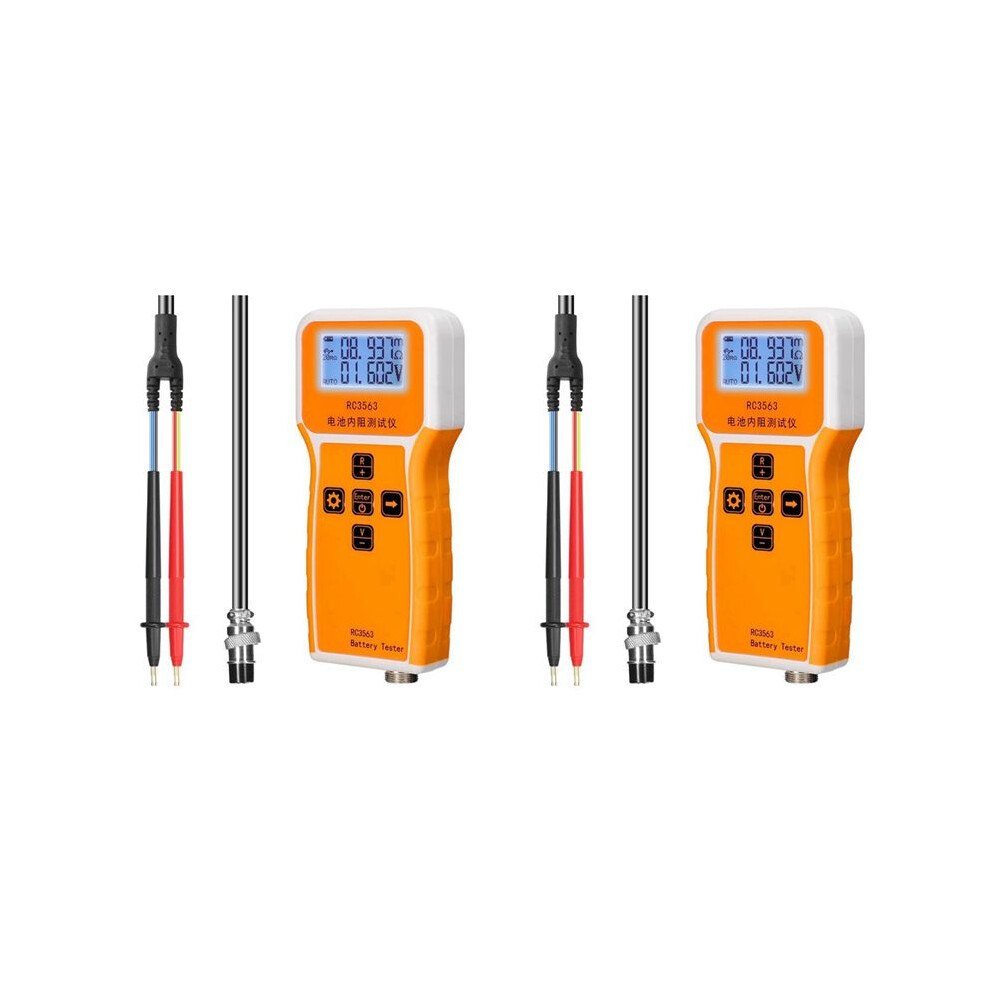 2X RC3563 Battery Voltage Internal Resistance Tester Trithium Lithium Iron Phosphate 18650 Battery Tester,Tester Probe-image-OPC-PTNT7YS-NEW