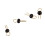 600Pcs Black Gold Tone Soldering PCB Board Breadboard Test Point Pin 1