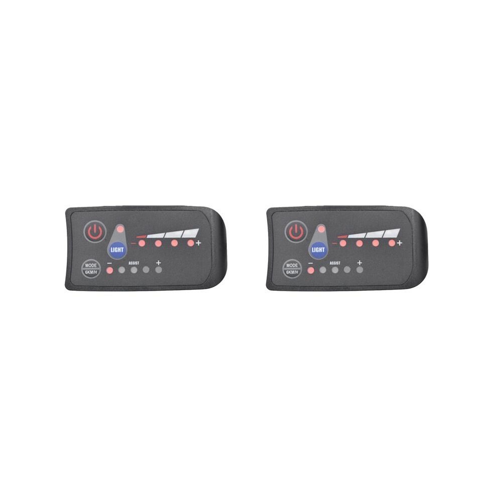 2X S810 E-Bike Meter Led Display 36V Ip65 For Electric Bike Electric Bicycle Meter 6Pin Typecat