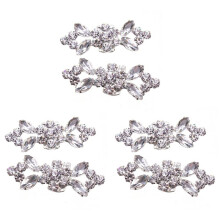 3 Paar Strass Kristall Hochzeit Braut Diamante Kristall Schuhclips