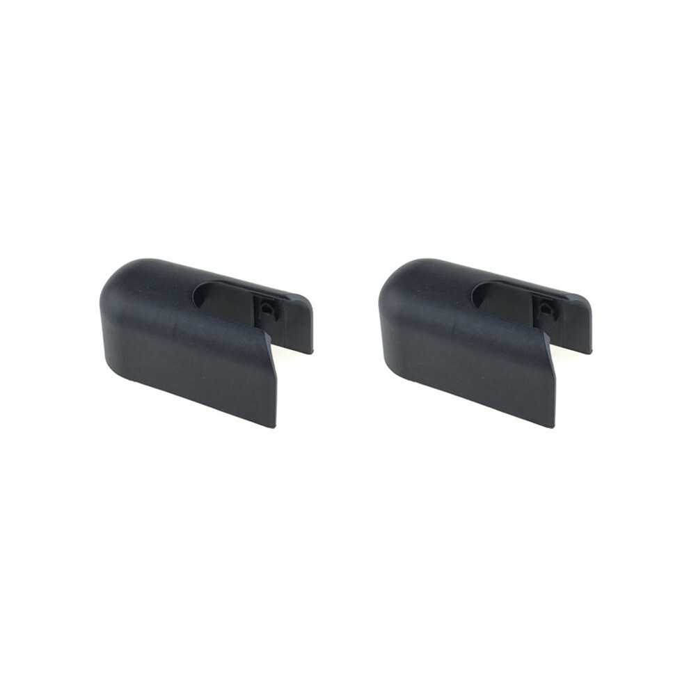 2X Rear Windshield Windscreen Wiper Arm Cover Cap Mounting Nut For Kyron Hatchback 2007-2014, Black 6032598213856