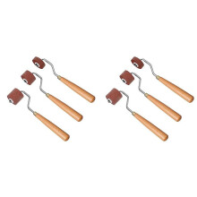 Druckgrafik Brayer Gummi-Brayer-Roller, Pinsel, Tintenapplikator, Kunsthandwerk, ÖLgemäLde, Werkzeug für die Druckgrafik (6 StüCk)