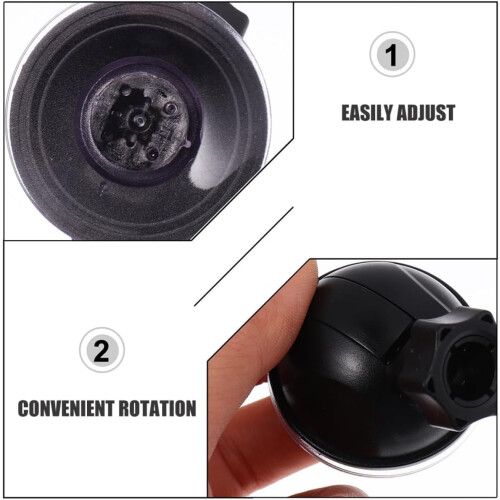 Mini Suction Cup Mount Holder for Car Dash Cam Accessories, Adjustable Dashboard Bracket Compatible 2