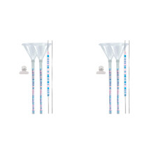 4X Kit de Ferramentas de Funil de Miçangas para Contas de Argila, Ferramentas de Miçangas para Fazer Joias com Agulhas de Miçangas, Fabricação de