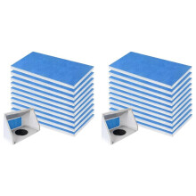 24 Filtros para Cabina de Pintura, Filtro para Cabina de Pintura, Filtros de Escape para Cabina de Pintura para Reemplazar la Pintura de Cabinas de