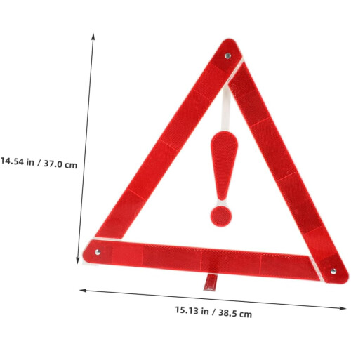 Reflective Emergency Triangle Sign for Car Folding Roadside Safety Warning Triangle Reflectors 2