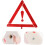 Reflective Emergency Triangle Sign for Car Folding Roadside Safety Warning Triangle Reflectors 4
