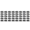 40Pcs Black 10 Teeth Snap the Rubber Back and Cam Wig Clip 1
