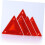 5pcs Warning Triangle Sign Truck Night Driving Tail Warning Sign Triangle Frame Reflective 4
