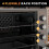 30L Mini Oven with Adjustable Temperature, 60 Min Time 1600W, Silver 3