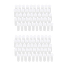 100X Bouteille D'échantillon En Plastique 5 Ml Tube à Essai Laboratoire Petit Flacon de Stockage Conteneur + Couvercle