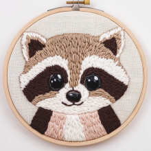 Raccoon Punch Needle Kit – DIY-broderiset med