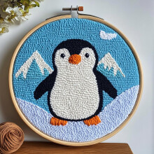 Nålkit Penguin Snow Mountain – Nybörjare