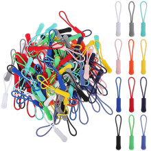 Extensiones de tiradores de cremallera de TPU – 120 unidades, colores surtidos