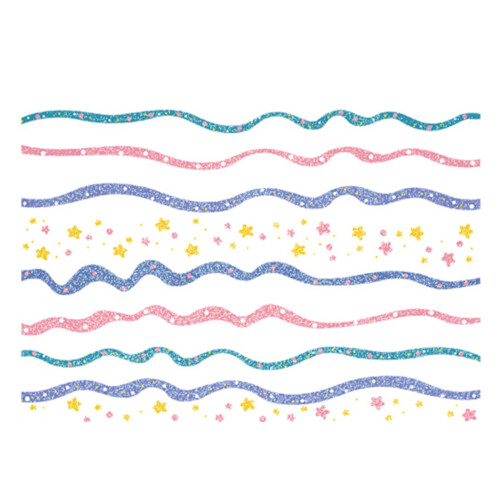 Adesivos de Ovos de Páscoa com Glitter – Pacote com 5