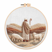 Pastorales religiöses Stickset für Anfänger