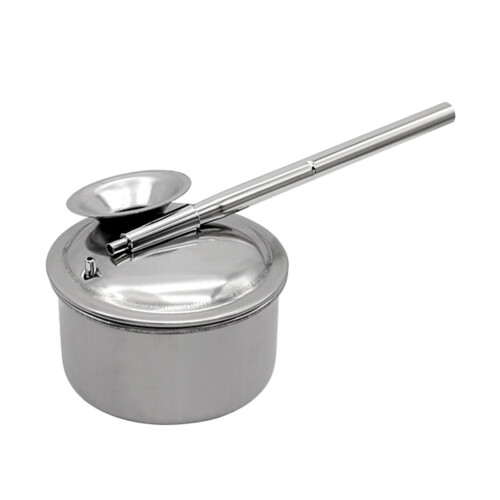 Rustfrit stål glasurblæsepotte 100ml