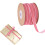 Fita de veludo rosa, 9,5 mm x 18,1 m 1