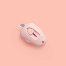 Mini-Universalmesser mit Schlüsselanhängerloch Pink