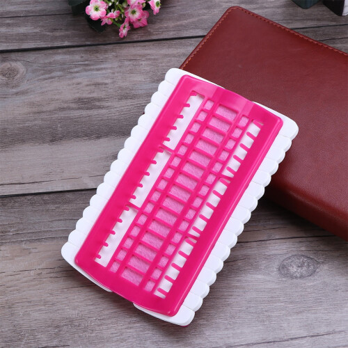 Oma's Floss Organizer, Roze Rood, Rechthoekig, 1 stuk